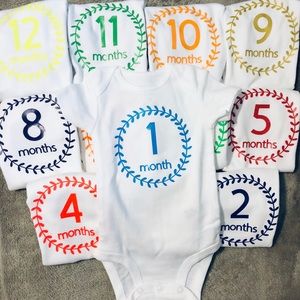 12 Months Onesies